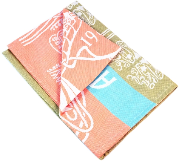 Küchentuch gewebt limitiert Art Nouveau