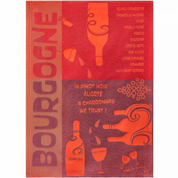 Küchentuch gewebt limitiert Bourgogne