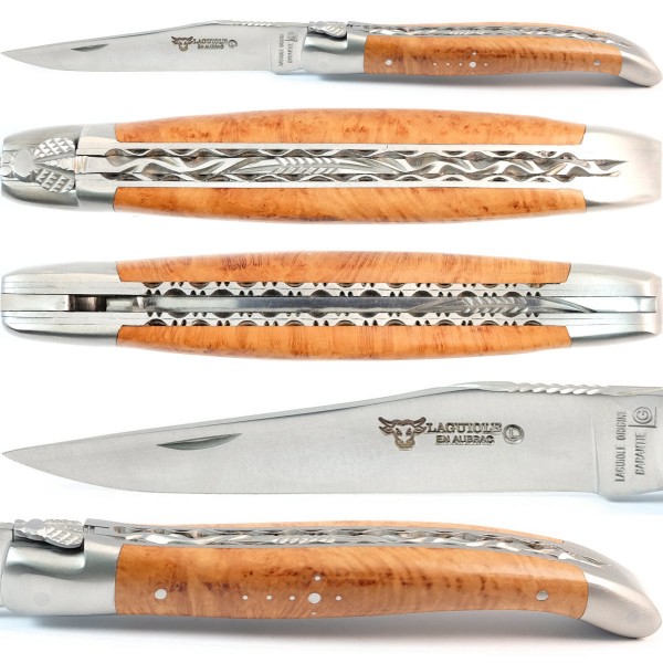 Bruyère Wurzelholz Doppelplatinen 12C27 Stahl