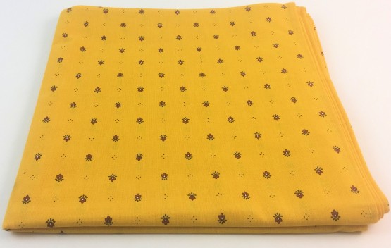 Serviette 45x45 cm gelb-rot Lilien