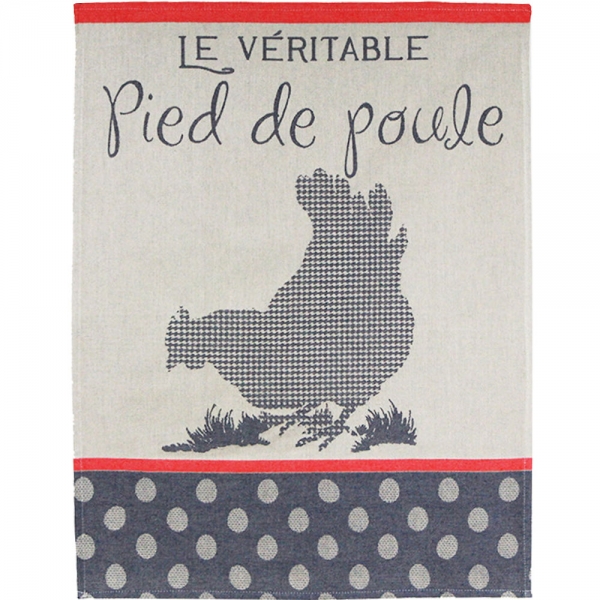 Küchentuch gewebt limitiert Le véritable pied de poule