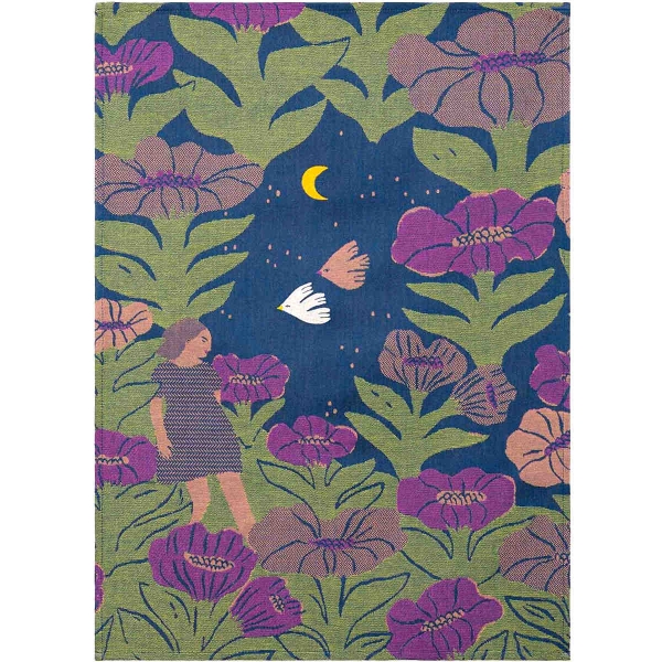 Küchentuch gewebt limitiert Nocturne bestickt