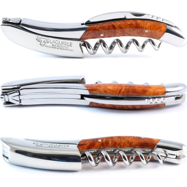 Sommelier Kellnermesser Amboina Wurzelholz