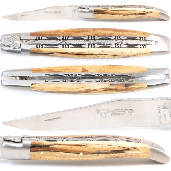 Aubrac Holz Doppelplatinen 12C27 Stahl