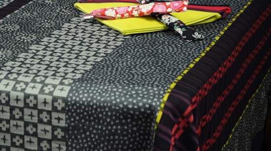 Tischdecke gewebt limitiert Yoko 170x170 cm