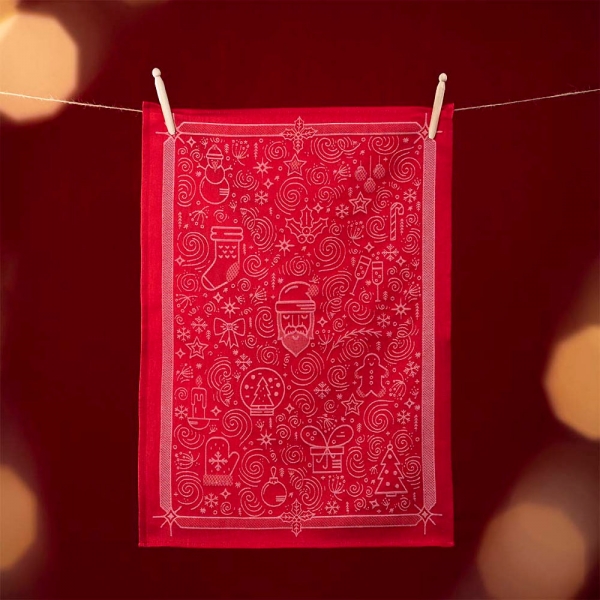 Küchentuch gewebt limitiert Weihnachten feiern