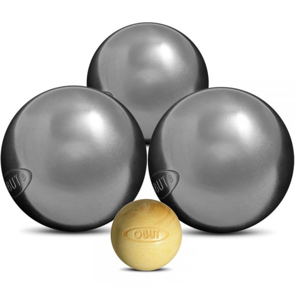3er Satz Edelstahl Pétanque Boule Kugeln Lisse