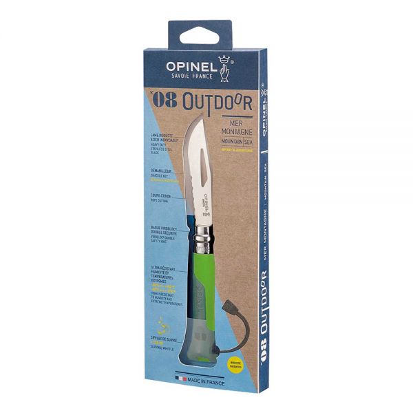 Taschenmesser No 8 Outdoor rostfrei grün