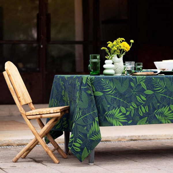 Tischdecke gewebt limitiert Feuillage 170x170 cm