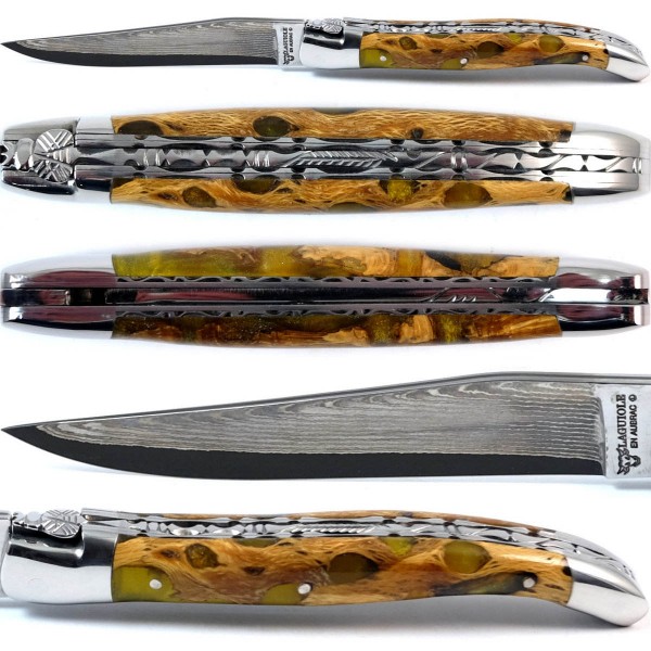 Kaktus Doppelplatinen japanischer Damaststahl