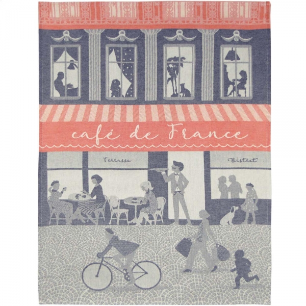 Küchentuch gewebt limitiert Café de France