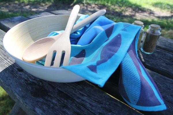 Küchentuch gewebt limitiert Fische