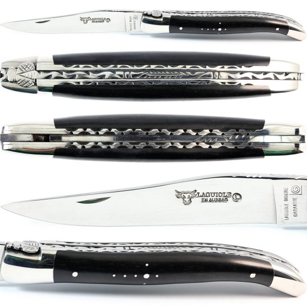 Ebenholz Doppelplatinen 12C27 Stahl