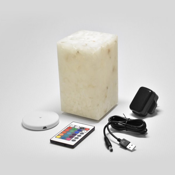 Kabellose Leuchte Stone mit FB mehrfarbig für innen und außen