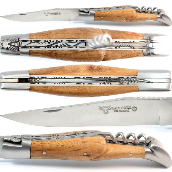 Weinrebe zweiteilig mit Korkenzieher Doppelplatinen 12C27 Stahl