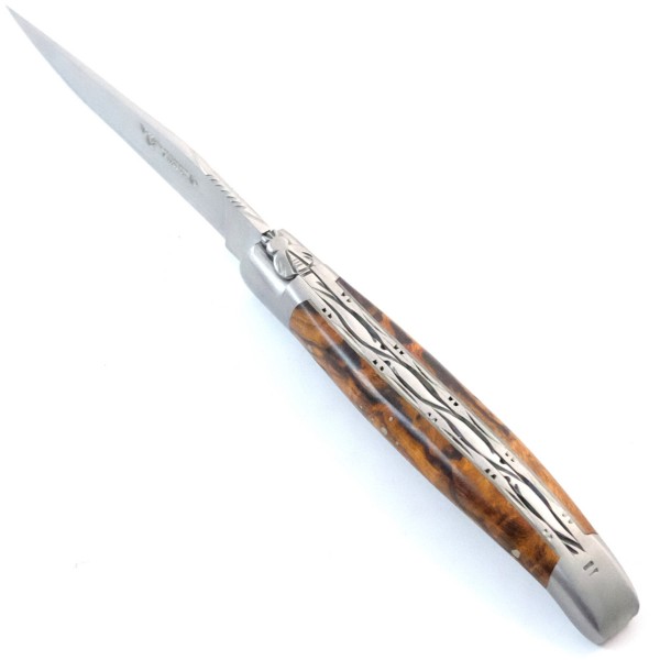 Wüsteneisenholz Wurzelholz Doppelplatinen 12C27 Stahl