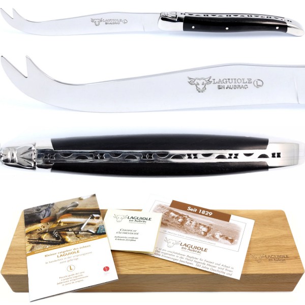 Käsemesser Ebenholz