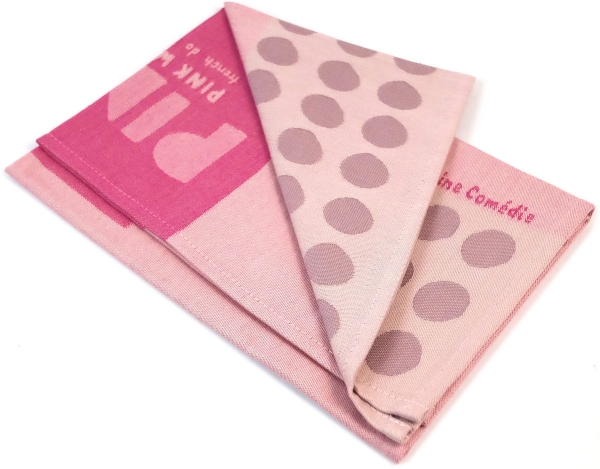 Küchentuch gewebt limitiert La vie en Rosé