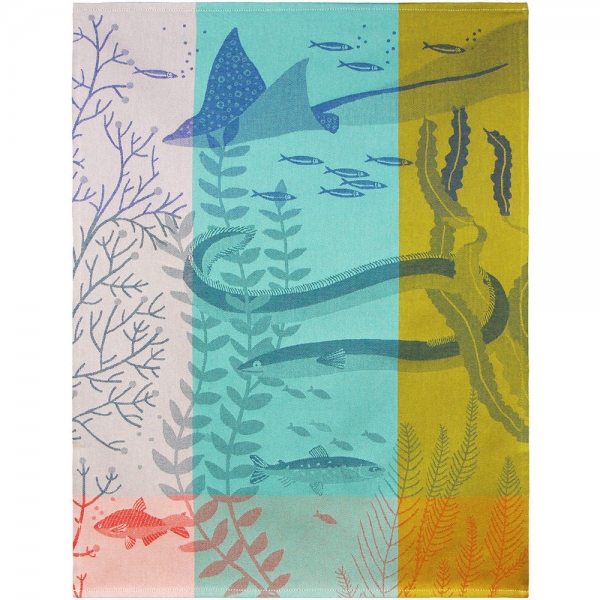 Küchentuch gewebt limitiert Unterwasserwelt