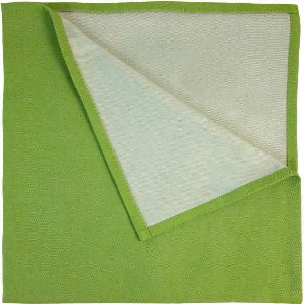 Serviette gewebt farngrün teegrün