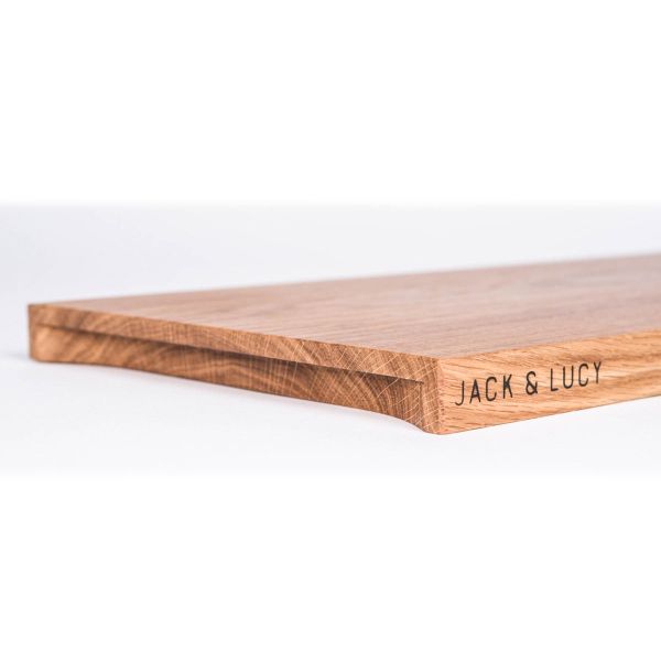 Pure Schneide- und Servierbrett aus einem Stück Eiche 43x20 cm