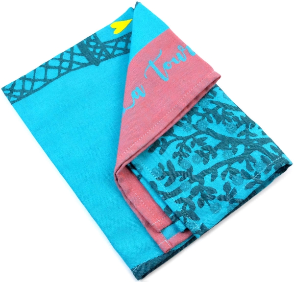 Küchentuch gewebt limitiert Tour Eiffel bestickt