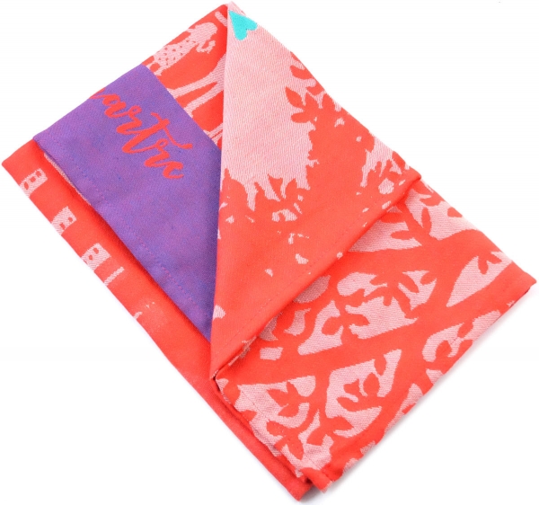 Küchentuch gewebt limitiert Montmartre bestickt