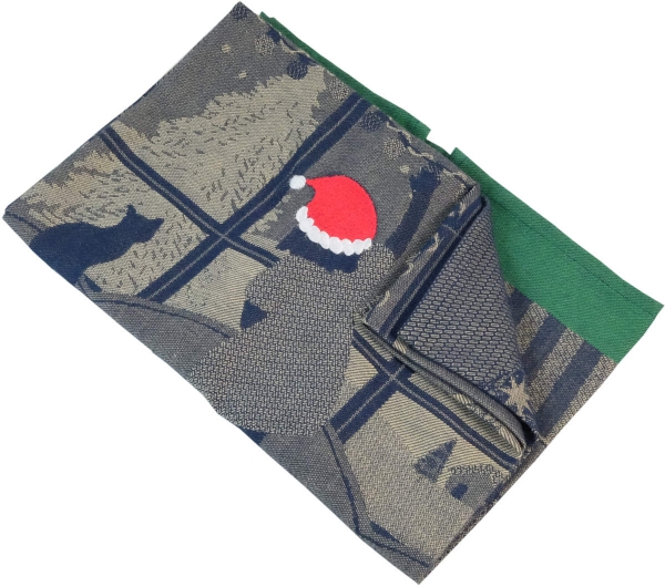 Küchentuch gewebt limitiert Weihnachtsfreude bestickt