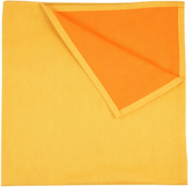Serviette gewebt sonnengelb orange