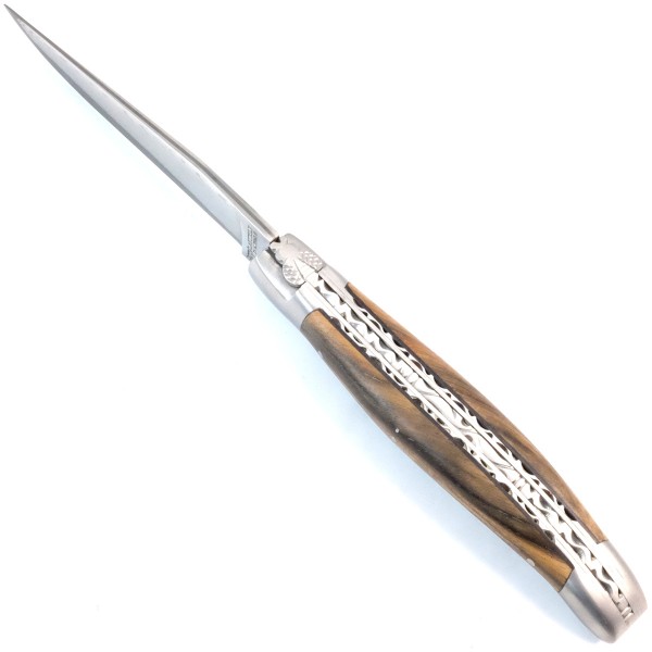 Walnuss Wurzelholz Doppelplatinen japanischer Damaststahl