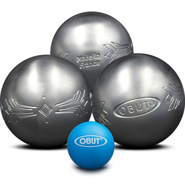3er Satz Edelstahl Pétanque Boule Kugeln Cheyenne
