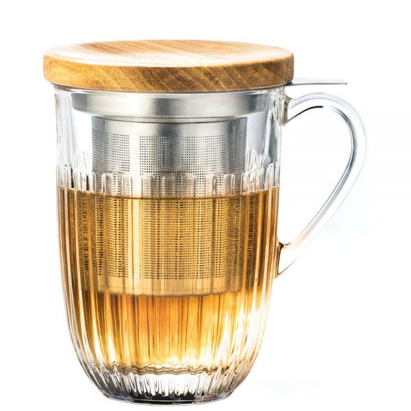 Ouessant Mug mit Teesieb und Deckel