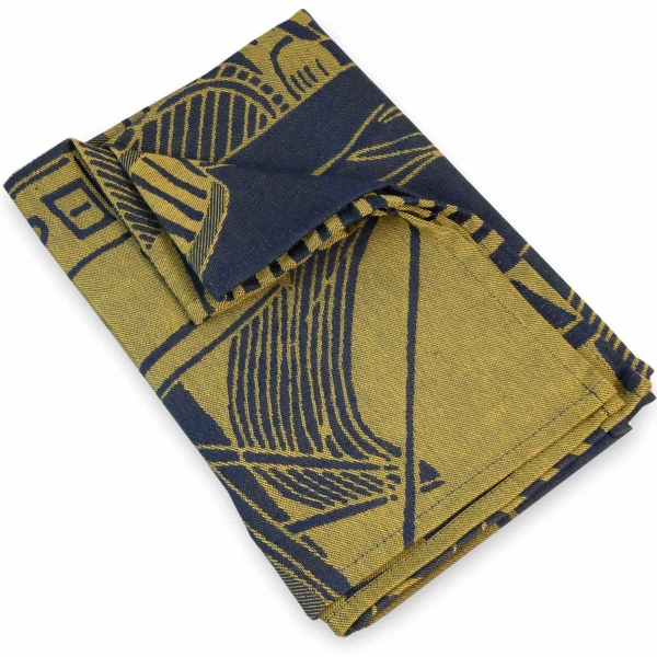 Küchentuch gewebt limitiert Fischer mit Reusen