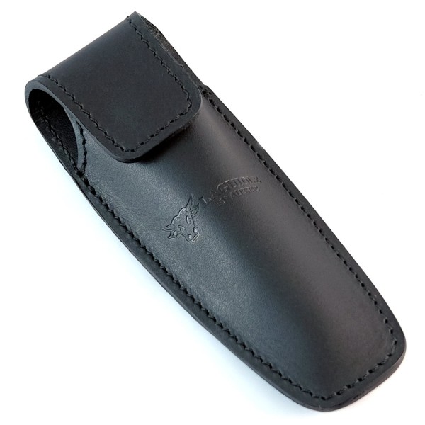 Lederetui, Gürteltasche schwarz für Taschenmesser und Kellnermesser