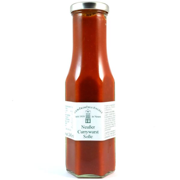 Neußer Currywurst Soße schön scharf