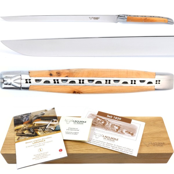 Extra langes Schinken- und Tranchiermesser Wacholder