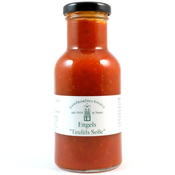 Engels Teufels-Soße feurig-scharf mit Jalapeños