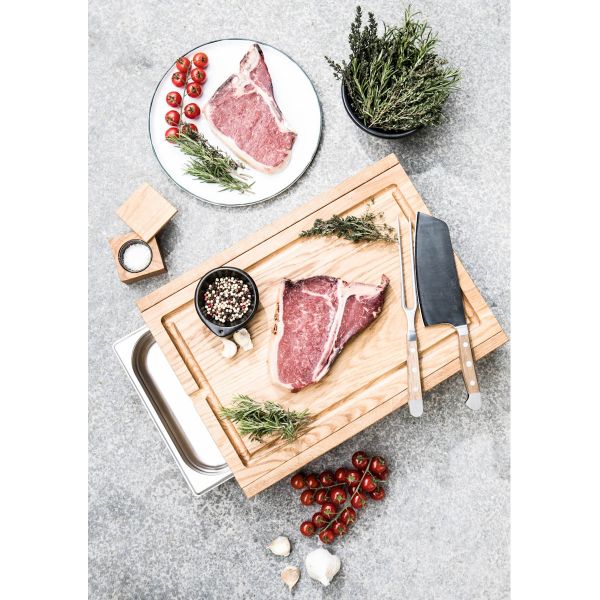 Workstation ONE M Schneidebrett aus Eiche multifunktional 45x33 cm