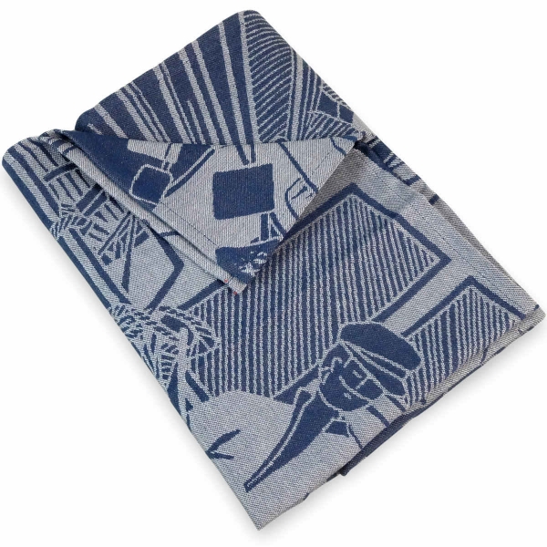 Küchentuch gewebt limitiert Fischer mit Körben