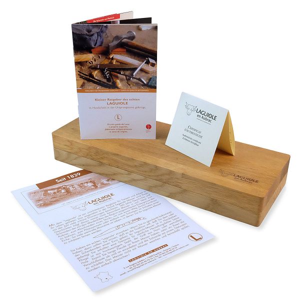 1 Premium Steakmesser und 1 Gabel Set Wacholder