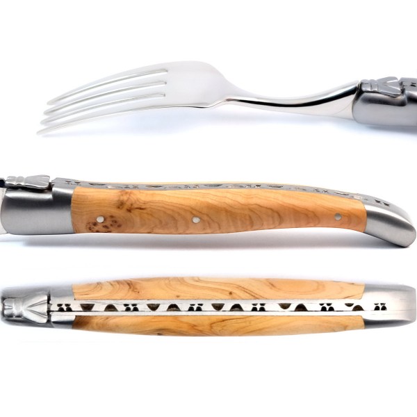 6 Premium Gabeln Set Wacholder