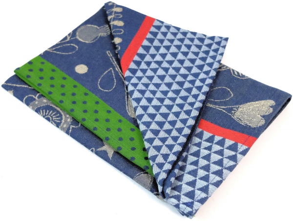 Küchentuch gewebt limitiert Blumenmeer