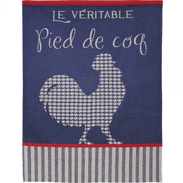 Küchentuch gewebt limitiert Le véritable pied de coq