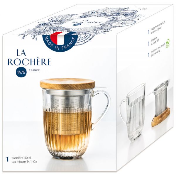 Ouessant Mug mit Teesieb und Deckel