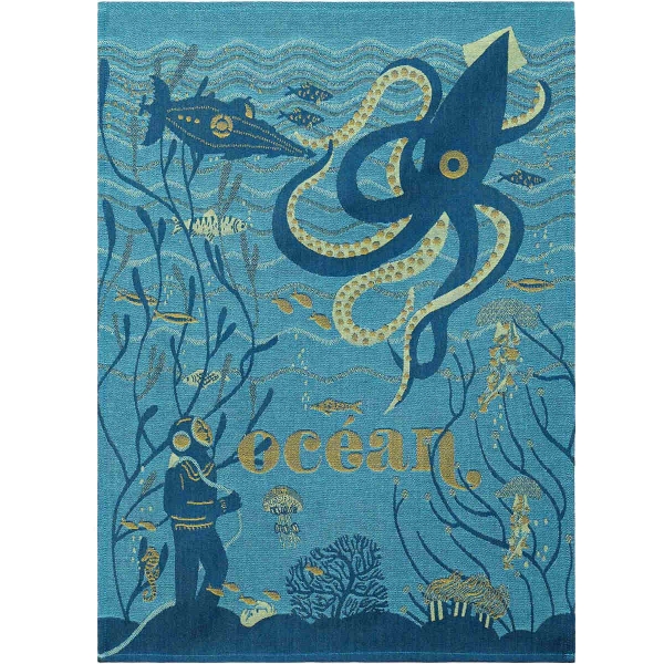 Küchentuch gewebt limitiert Ozeantiefe