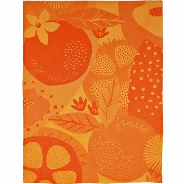 Küchentuch gewebt limitiert Zitrusfrüchte