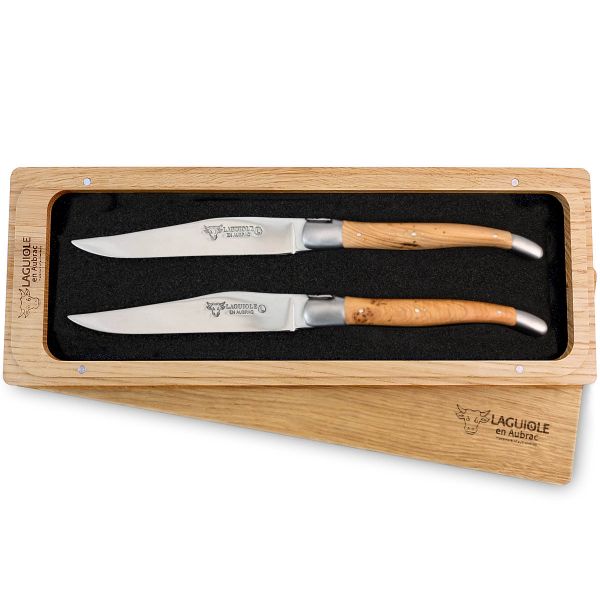 2 Premium Steakmesser Set Wacholder