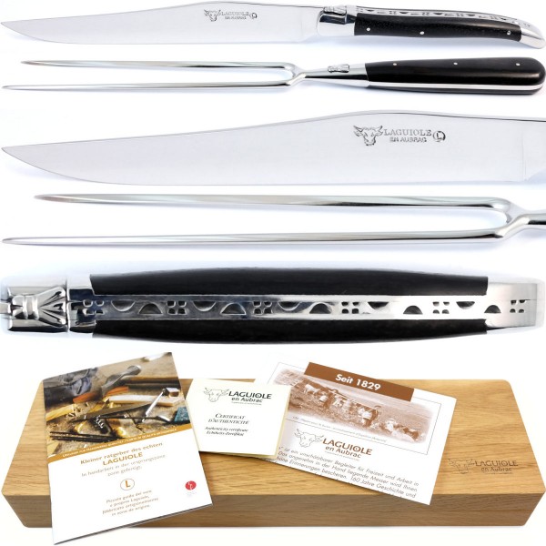 Tranchierbesteck Grand Chef Ebenholz
