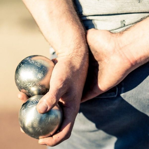 3er Satz Edelstahl Pétanque Boule Kugeln Side