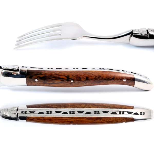 6 Premium Gabeln Set Wüsteneisenholz Wurzelholz